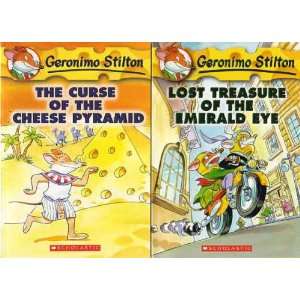  Geronimo Stilton Books 1& 2 Lost Treasure of the Emerald 