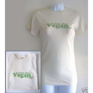  Little Miss Vegan Hemp Fitted Eco Friendly T shirt Size 
