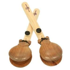   Black Swamp Large Cocobolo Handle Castanets, Pair Musical Instruments