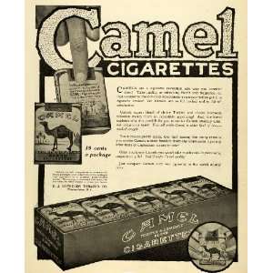  1919 Ad Camel Cigarettes R J Reynolds Tobacco Products 