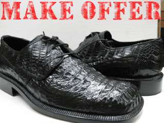 REAL GENUINE AUTHENTIC ALLIGATOR CROCODILE SHOES DRESS LOAFERS OXFORDS 
