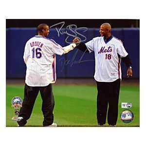 Dwight Gooden & Darryl Strawberry Autographed / Signed Hand Shaking 