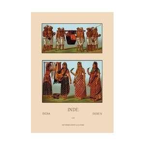  A Variety of Indian Ceremonial Garb #2 24x36 Giclee