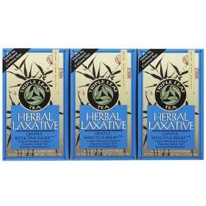 Triple Leaf Herbal Laxative Tea Bags, 20 ct, 3 ct (Quantity of 4)