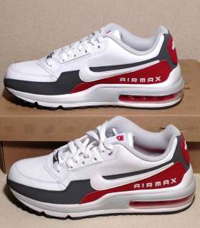 New Nike Air Max LTD White/Gray/Red Athletic Shoes Mens (7.5 15 