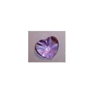  40mm Swarovski Light Violet Crystal Heart Prisms 