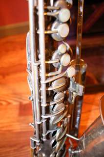   Vintage Silver Plated CG Conn Alto New Wonder Saxophone w/Case  