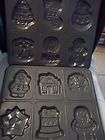Christmas Cookie Candy Mold Sheets 12 Different NEW
