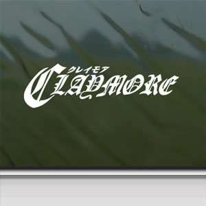  Claymore White Sticker Clare Japanese Anime Laptop Vinyl 