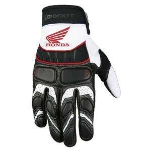  Joe Rocket Honda V5 Gloves   Medium/White/Black 