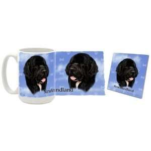 Newfoundland Mug & Coaster Gift Box Combo   Dog/Puppy/Canine Edition 