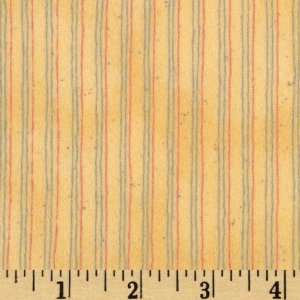  44 Wide Charms Flannel Stripe Soft Yellow Fabric By The 
