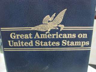 22k Gold Replicas Great Americans on U. S. Stamps  