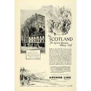   Scotland Sightseeing Tourism Travel Golf   Original Print Ad Home