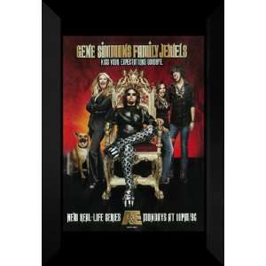  Gene Simmons Family Jewels 27x40 FRAMED TV Poster   A 