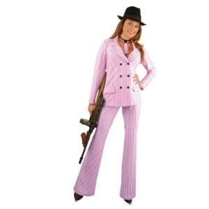  The Pink Womens Gangster Costume: Toys & Games