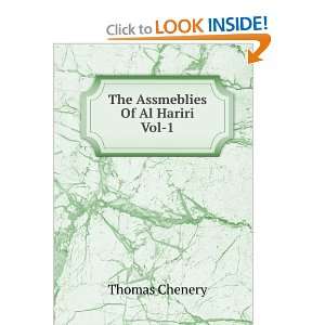  The Assmeblies Of Al Hariri Vol 1 Thomas Chenery Books