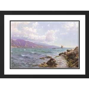  Fishing Boats on the Water, Cap Martin 25x29 Framed and 