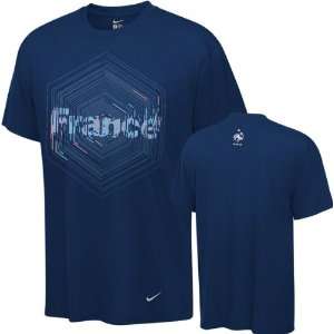  France Soccer Youth Blue Nike Core PK T Shirt Sports 