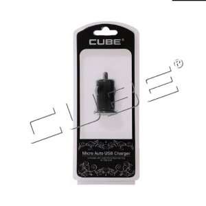 Black  Micro Auto USB Charger   Charge Any USB Powered Device in the 
