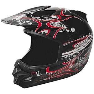  Cyber UX 25 Havoc Full Face Helmet Small  Red Automotive