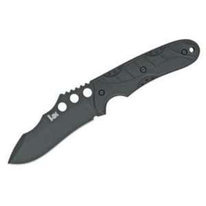 Heckler & Koch Knives 14100BT Black Standard Edge Tactical Fixed Blade 