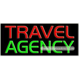 Travel Agency Neon Sign:  Grocery & Gourmet Food