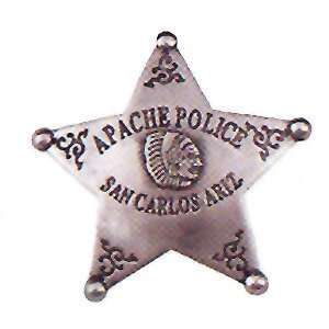  Western Apache Police Badge of San Carlos Arizona Replica 