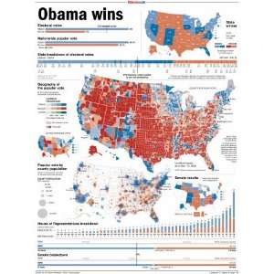  Obama Victory, Presidential Election 2008 Results by State 