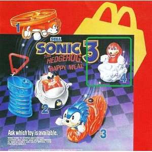   Meal Sonic The Hedgehog 3 Knuckles Toy Vehicle 1994 