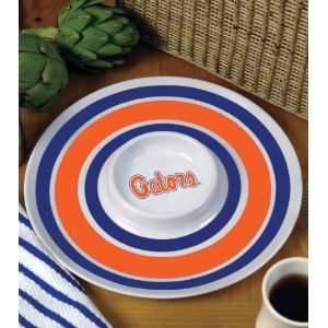  Pack of 3 NCAA Florida Gators Chip & Dip Platters: Home 