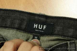   HUF Distressed Denim Jeans Pants wesc RAW BLACK 30 (34 x 33)  