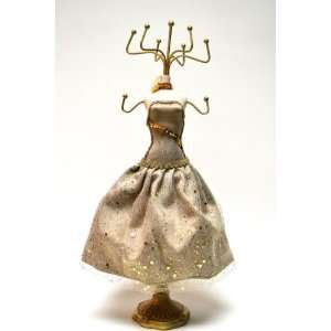   Strapless Cocktail Dress Mannequin Jewelry Doll 