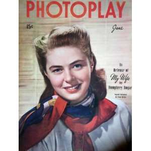    INGRID BERGMAN Photoplay Magazine June 1946 Photoplay Books