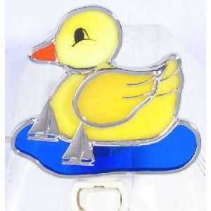   Duck Night Light Yellow Ducks Nursery Hall Bathroom Sensor Light Baby
