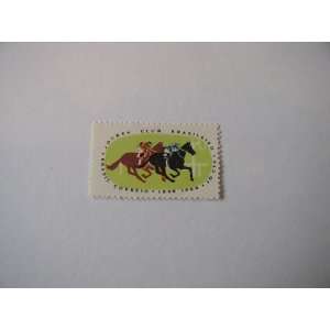   , Postage Stamp, 1968, Jockey Club Brasileiro, 1868 1968, 10 Centavos