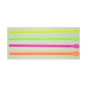   Neon Unwrapped Spoon Straws Assorted Colors 25/400ct Unwrapped Neon 8