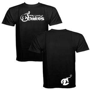  Nitro Circus Nitro Logo Short Sleeve T Shirt   Small/Black 