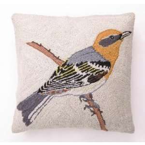  Painted Bird Hook Pillow