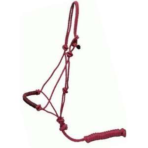  Cowboy Rope Halter with Braided Nose