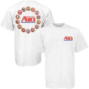 Atlantic 10 Conference Youth White Basketball T shirt:  