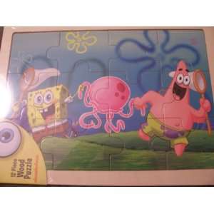  Spongebob Squarepants Underwater Fun 12 Piece Wood 