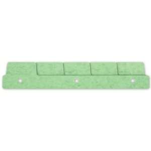  11 Light Pastel Green Spine Tabs, for Pressboard Binders 