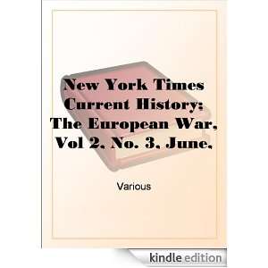 New York Times Current History; The European War, Vol 2, No. 3, June 