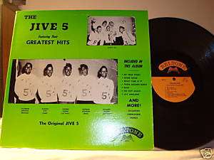 THE JIVE 5 GREATEST HITS w/ Unreleased Songs 1961  