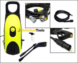 1300 2300PSI High Pressure Washer W/ 31 Extendable Handle Cleaner 