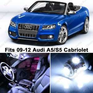 Audi A5 S5 Cabriolet WHITE LED Lights Interior Package Kit 8F7 (4 