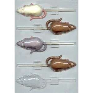 Mouse or Rat Pop Candy Mold:  Grocery & Gourmet Food