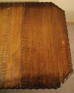 Antique English 5Ft Oak Barley Twist Gateleg Table  