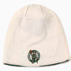  Boston Celtics Solid White Knit Beanie
